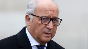 Le président du Conseil constitutionnel, Laurent Fabius, le 14 février 2024 