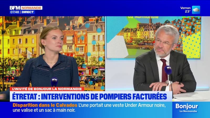 Étretat: les interventions des pompiers facturées au Trou à l'Homme