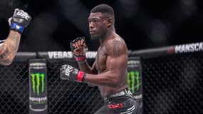 Le combattant belge Bolaji Oki à l'UFC Paris en septembre 2024