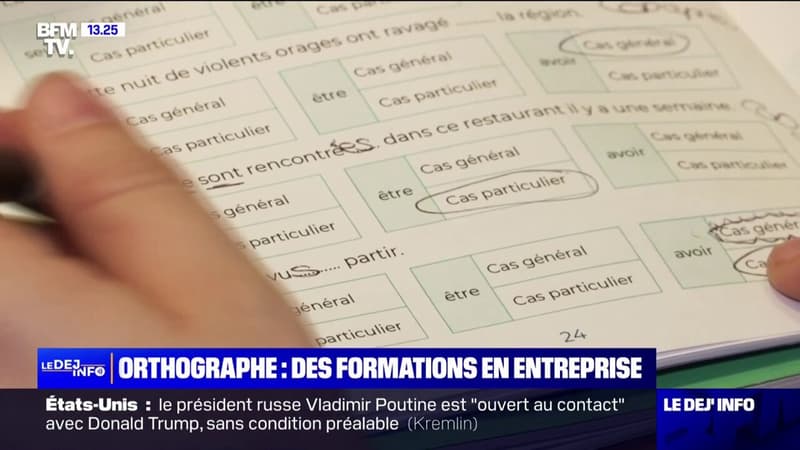 Participe passé, accords, homonymes... Ces salariés suivent une formation en orthographe pour éviter les fautes trop courantes