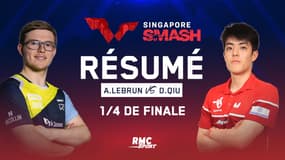 Résumé : Alexis Lebrun va-t-il rejoindre les demis-finales d'un Grand Smash ? (WTT Smash Singapour)