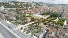 La Métropole a dévoilé ce mardi le projet retenu pour réaménager le centre d'échanges Lyon-Perrache.