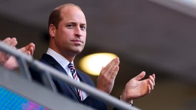 Le prince William pendant l'Euro 2021