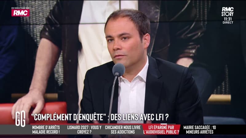 "Complément d'enquête" en lien avec LFI? "Sur l'échiquier du pouvoir en France, le service public est un pion tout à fait éminent", assure