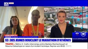 Ligne directe: des jeunes de Seine-Saint-Denis bouclent le marathon d'Athènes