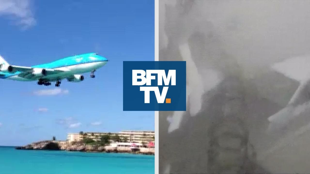 SaintMartin la célèbre plage Maho avant et après Irma