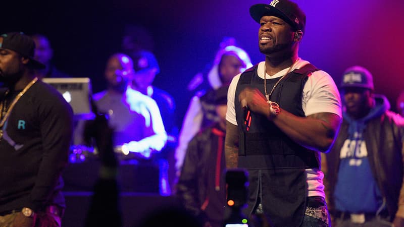 Le rappeur 50 Cent, en concert à New York, en décembre 2015. 