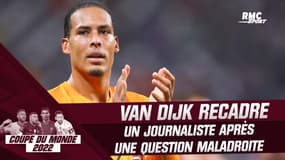 Coupe du monde : "C'est irrespectueux", van Dijk recadre (posément) un journaliste