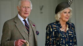 Le roi Charles et la reine Camilla le 7 septembre 2024 en Ecosse. 