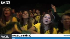 Football / Le Brésil à Brasilia dans l’hystérie - 22/06