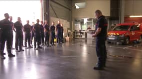 Les pompiers d'une caserne de Bordeaux, en juillet 2023