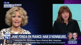 Jane Fonda reçoit tous les honneurs en France