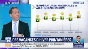 Jusqu'à 9°C à Val Thorens... Même en station, il va faire très doux ce week-end