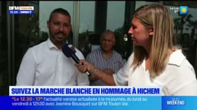 "Une marche à l'image d'Hichem": du monde et de l'émotion à l'hommage pour Hichem