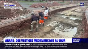 Arras: des vestiges médiévaux mis au jour