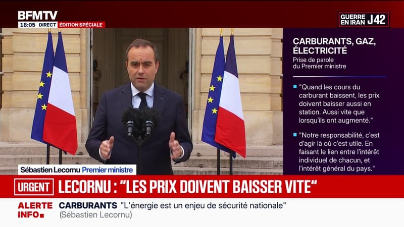 Sébastien Lecornu: "Tant que nous dépendrons du pétrole et du gaz, nous continuerons de payer le prix des guerres des autres"