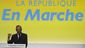 Le Premier ministre Edouard Philippe lors du rassemblement de La République en Marche, le 8 juillet 2017.