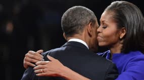 Michelle et Barack Obama le 3 octobre 2012.