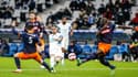 Dimitri Payet et Mamadou Sakho lors du match de Coupe de France OM-Montpellier le 29 janvier 2022