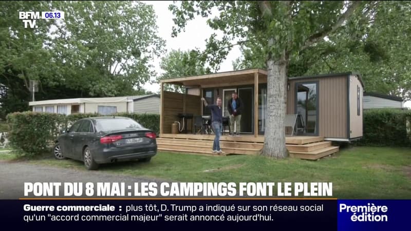 Pont du 8 mai: les campings font le plein