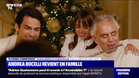 Le ténor Andrea Bocelli dévoile un album de Noël enregistré en famille 