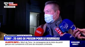 Procès Tony: Loïc Vantal est "satisfait" du jugement, selon son avocat