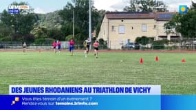 Des jeunes rhodaniens au triathlon de Vichy