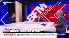 Pour financer l'effort de guerre, Olivier Faure propose de lancer "un emprunt au niveau européen"