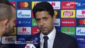 Al-Khelaïfi : "Je suis très content du travail du coach"