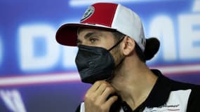 Le pilote italien de Formule 1 Antonio Giovinazzi (Alfa Romeo) le 4 novembre 2021 à Mexico