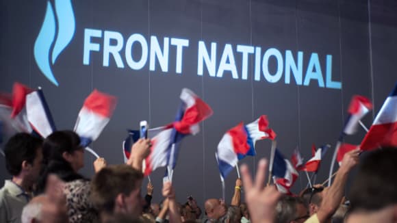 Meeting du Front national dans les Bouches-du-Rhônes.