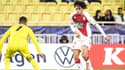 Maghnes Akliouche avec Monaco le 7 janvier 2023