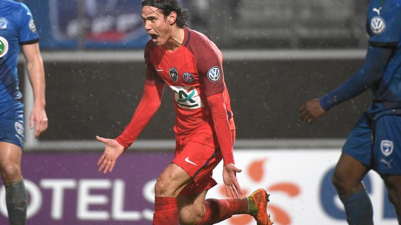 Edinson Cavani et le PSG sont toujours en course pour obtenir une troisième Coupe de France d'affilée.