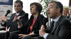 Pour le second tour en Languedoc-Roussillon-Midi-Pyrénées, sont candidats : Louis Aliot, Carole Delga et Dominique Reynié. 