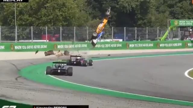 L'énorme crash de Peroni en F3