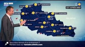 Météo Nord-Pas-de-Calais: les éclaircies vont s'imposer ce lundi, 20°C à Calais et 21°C à Lille