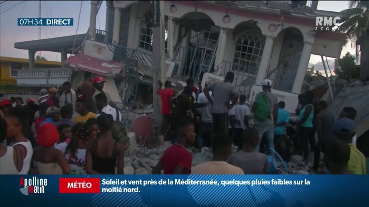 Séisme En Haïti Le Bilan Salourdit à 1 300 Morts Des Milliers De Personnes Sans Abri 