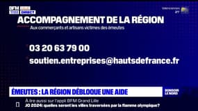 Émeutes: la région des Hauts-de-France accompagne les commerçants