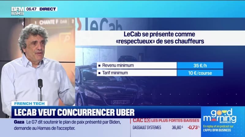 Lecab veut concurrencer Uber
