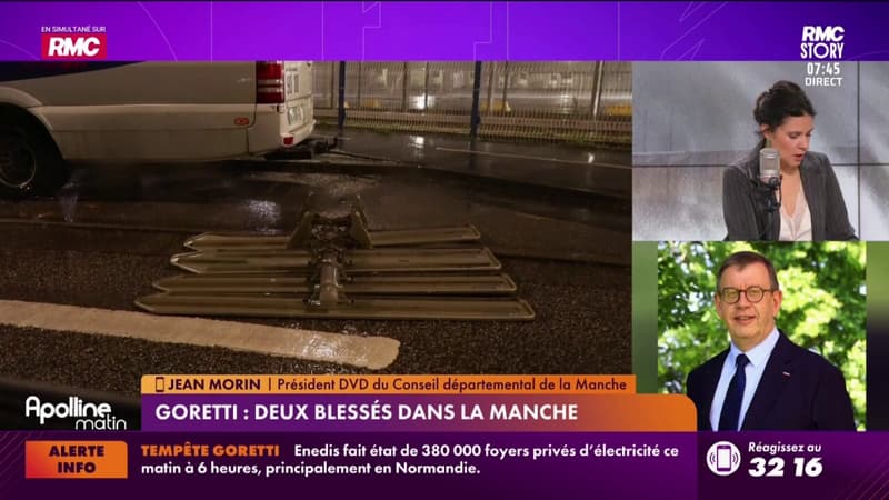 Goretti : Des vents jusqu'à "213km/h"