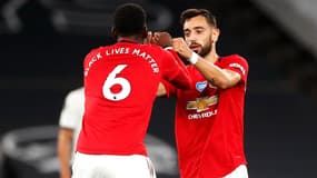 Paul Pogba et Bruno Fernandes