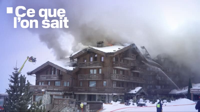 279 personnes évacuées, risque de propagation… Ce que l'on sait de l'impressionnant incendie d'un hôtel de luxe à Courchevel