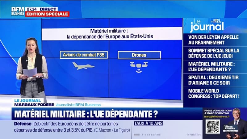 Matériel militaire : l'UE dépendante ?