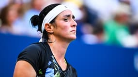 Ons Jabeur pendant l'US Open en septembre 2023