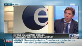 Allocations chômage dégressives: "Les contrats courts CDD, intérim, intermittents, coûtent plusieurs milliards à l'État" selon Bertrand Martinot, économiste sur RMC