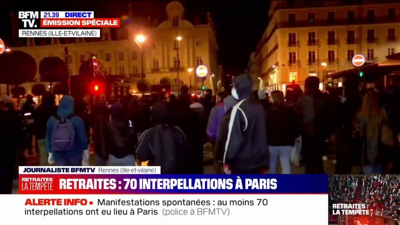 Rennes: manifestation en cours après le rejet de la motion de censure