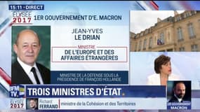 Gouvernement: pourquoi Le Drian devient ministre de l'Europe et des Affaires étrangères