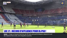 Ligue des champions: record d'affluence pour le match des joueuses de l'OL contre le PSG