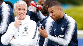 Deschamps et Mbappé