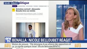 Affaire Benalla: Nicole Belloubet réagit